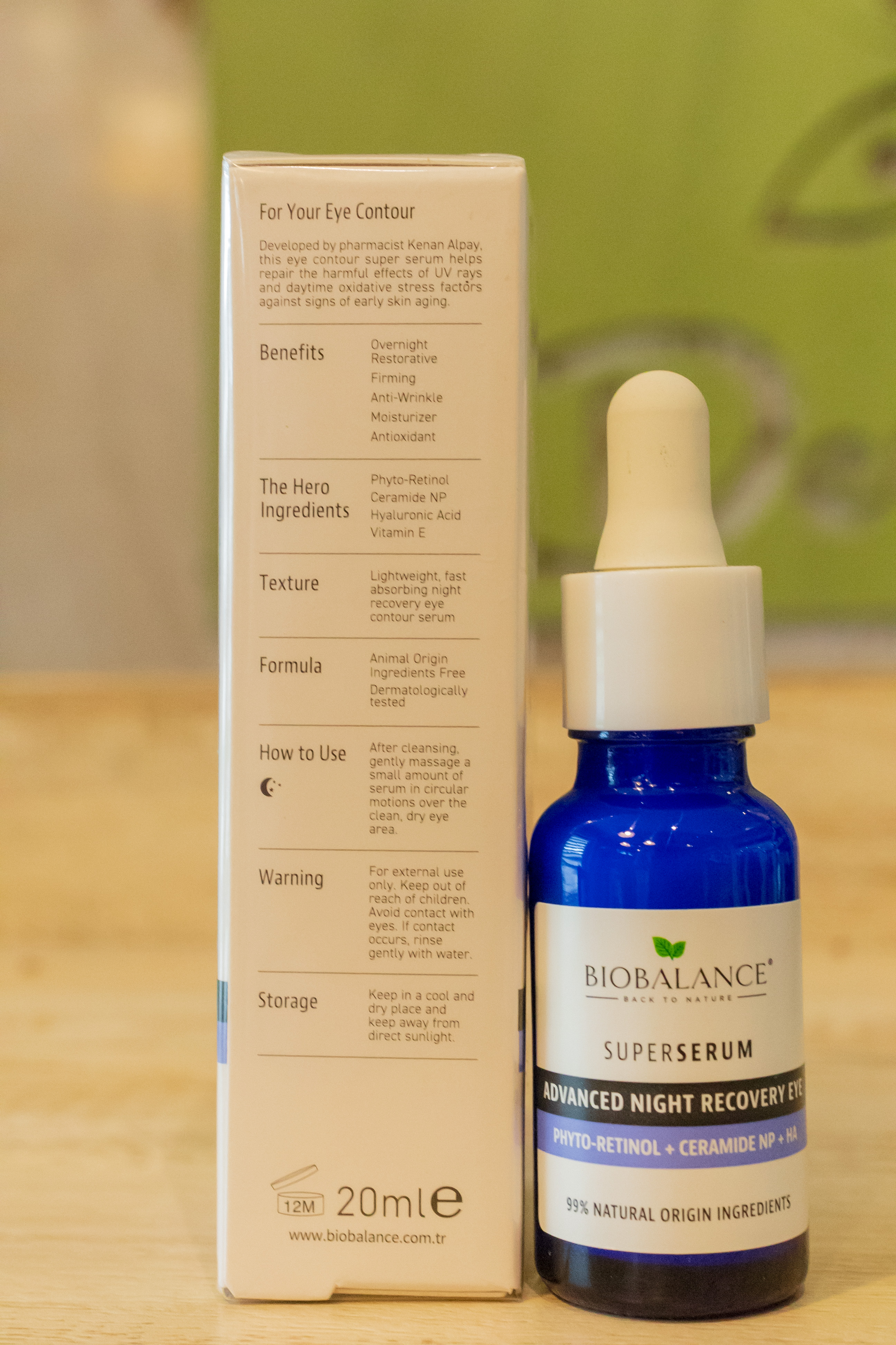 Advanced night recovery eye super serum